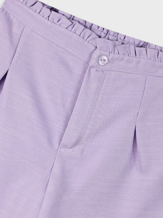 Kinder-Shorts/Bermudas Stoff lila