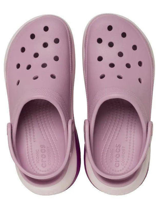 Crocs Classic Mega Crush Дамски Клоги Orchid