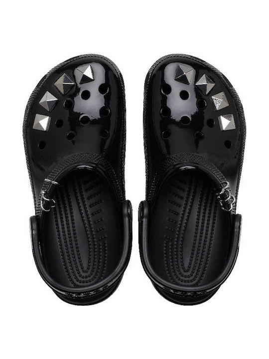 Crocs Classic Studded Дамски Клоги Черни