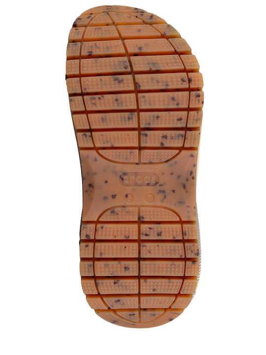 Crocs Classic Mega Crush Дамски Клоги Бежов