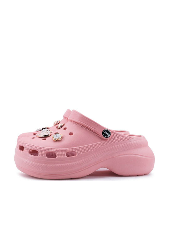 Cubanitas Дамски Клоги Light Pink