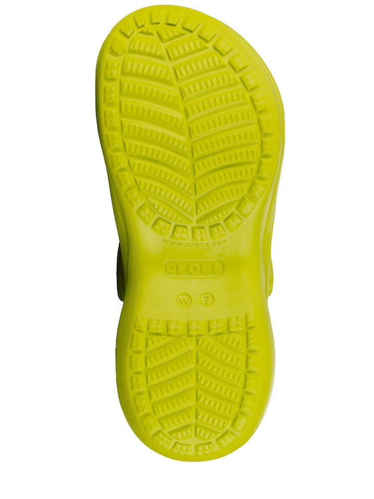 Crocs Classic Bae Femei Sabot Verzi