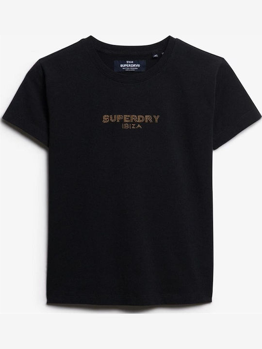 D2 Γυναικείο T-shirt Μαύρο
