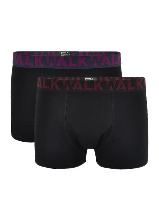Herren Boxershorts Schwarz 2Packung