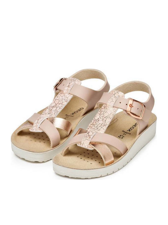 Kinder Sandalen COSTAREI Rose Gold