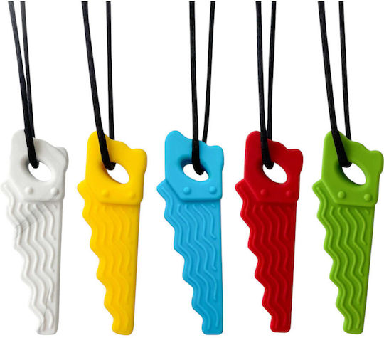 Queen Mother Saw Teething Necklace Silicone Teething Relief for 6 m+
