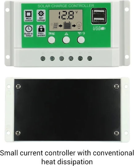 Solarladeregler Lithium-Batterieladegerät 30A 12V 24V BLS-30A