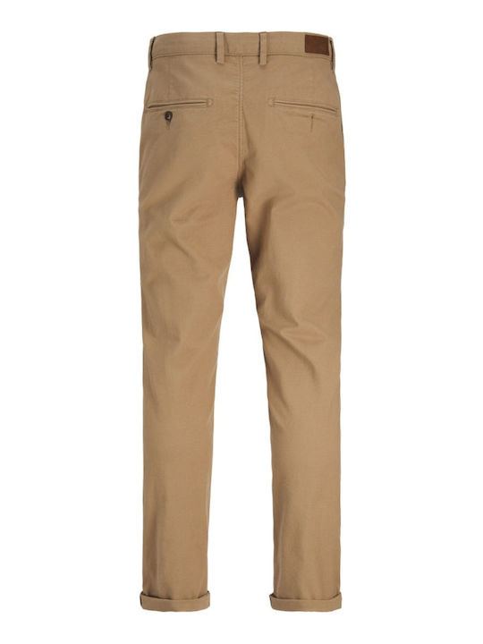 Marco Trousers Chino in Slim Fit Kelp-beige