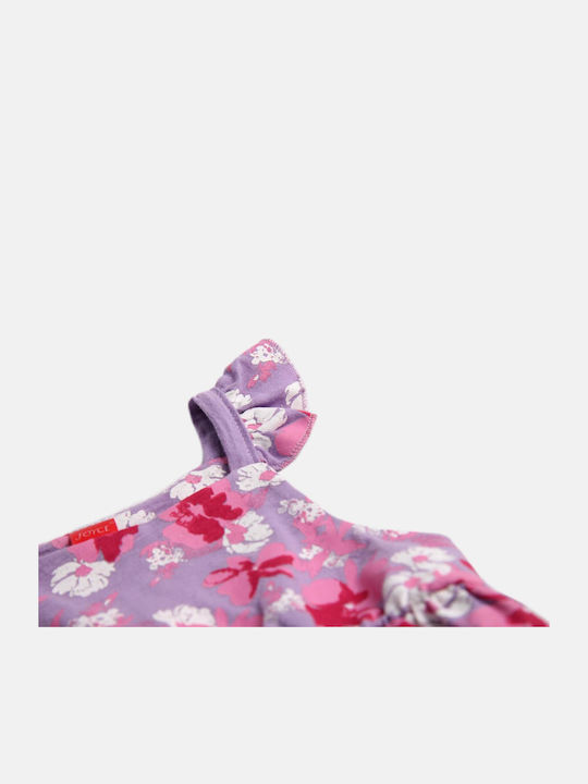 Morning Flowers Детска Рокля Без ръкави Обикновени Purple