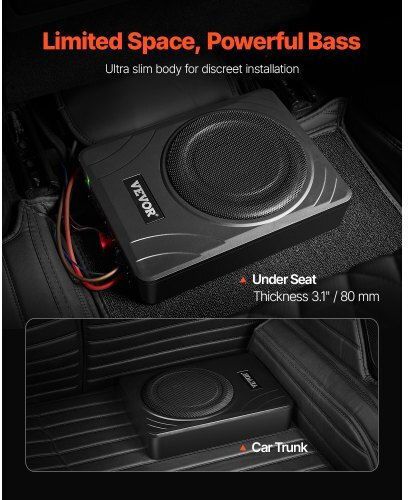Vevor Subwoofer Αυτοκινήτου 8" 300W RMS