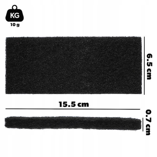 Kadax 3x Filtru de Carbon Universal pentru Coș de Gunoi Absorbant de Mirosuri
