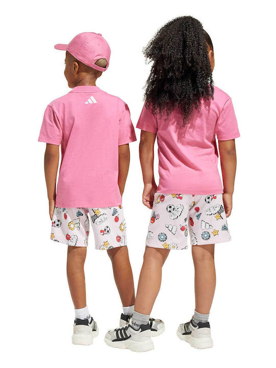 Παιδικό Σετ με Σορτς Καλοκαιρινό 2τμχ Pink Essentials