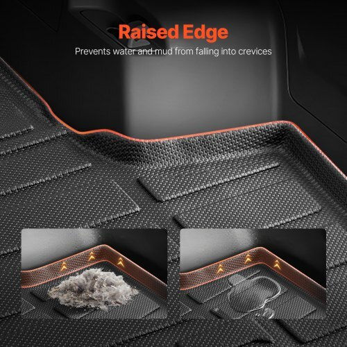 Vevor Trunk Mat for Toyota 4-Runner 2011-2024 Black
