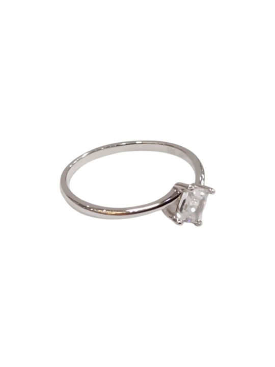 Prince Silvero Ring with Zircon made of Silver