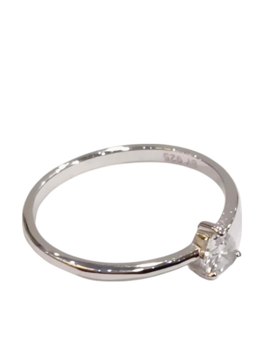 Prince Silvero Ring with Zircon made of Silver