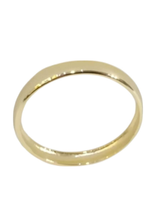 Prince Silvero Ring Small Wedding Band made of Silver Gold Plated