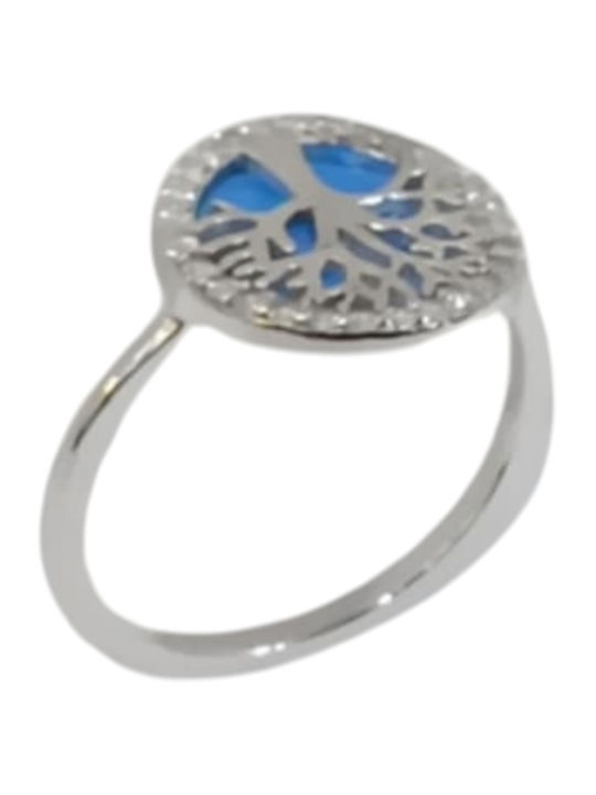 Prince Silvero Ring with Zircon made of Silver