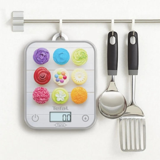 Tefal Optiss Bc50d4v0 Ζυγαριά Κουζίνας 5 Kg Λειτουργία Χώρας Λειτουργία Υγρών Γάντζος Ανάρτησης