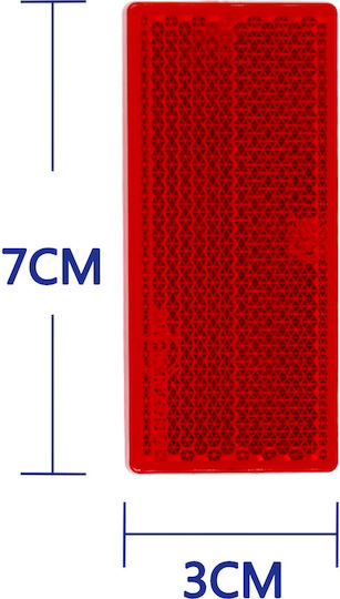 Maxeed Auto-Reflektoren Rot 70*30mm 35023