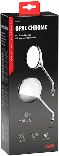 Lampa Motorcycle Mirrors 2pcs Silver