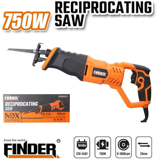 Finder Reciprocating Saw 750W 197443