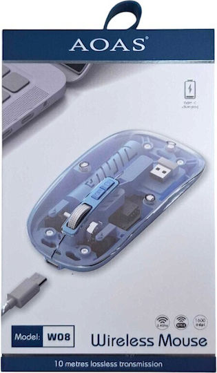 Aoas WB08 Wireless Bluetooth Mouse Orange
