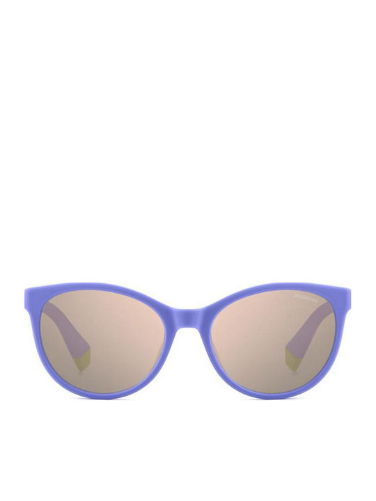 Polaroid Butterfly Kids Sunglasses with Polarized Purple Lens