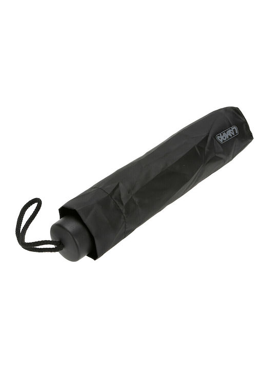 Lampa Compact Base Ομπρέλα Βροχής Σπαστή Μαύρη