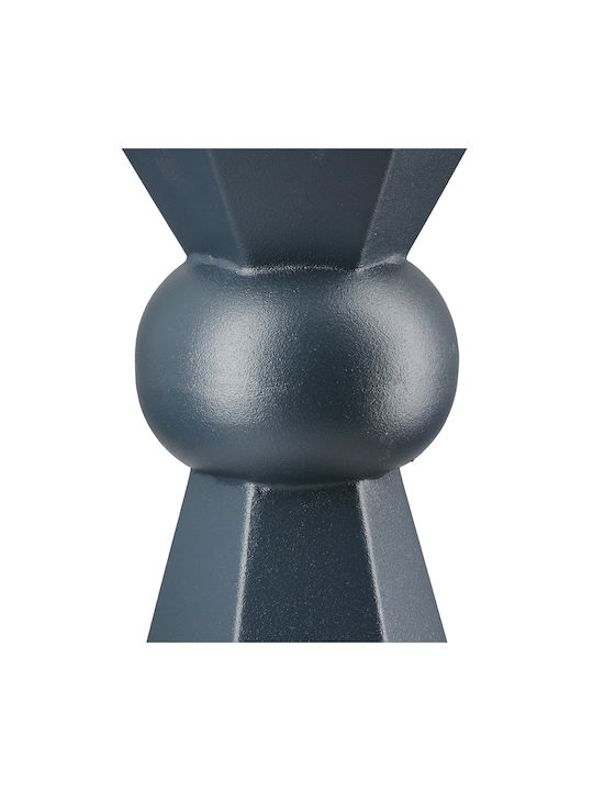 ArteLibre Decorative Vase Metallo Blue 10x10x24cm