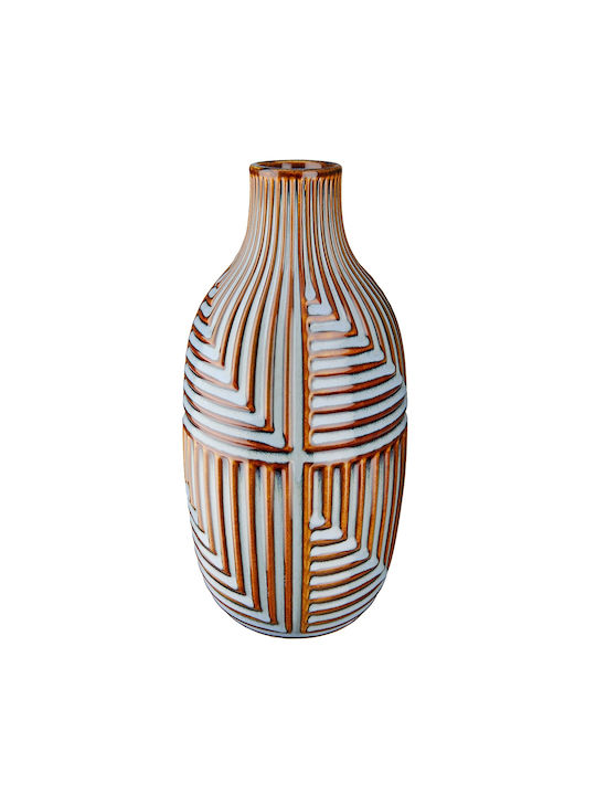 ArteLibre Decorative Vase Batista Blue 14x14x28cm
