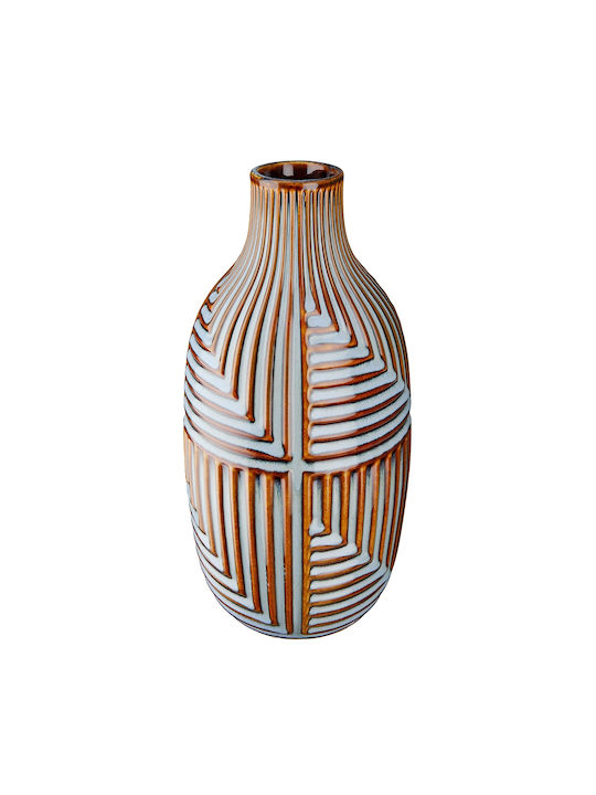 ArteLibre Decorative Vase Batista Blue 14x14x28cm