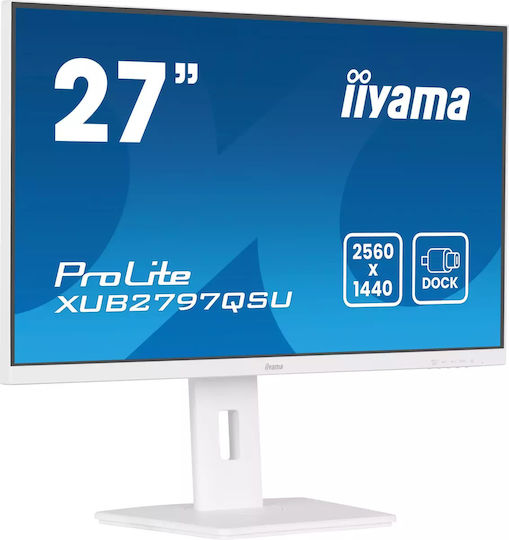 Iiyama ProLite XUB2797QSU-W2 IPS Monitor 27 Zoll QHD 2560x1440 Weiß