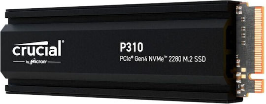 Crucial P310 Gen4 SSD 2TB M.2 Type with PCI Express 4.0 Connection and Heatsink CT2000P310SSD5