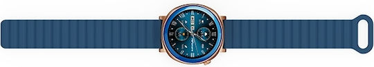 HiFuture Aurora Smartwatch with Heart Rate Monitor (Blue)