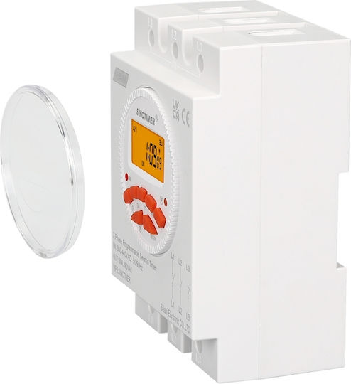 Comutator automat cu temporizator 380V 30A Sinotimer programabil CN109S-380V-30A