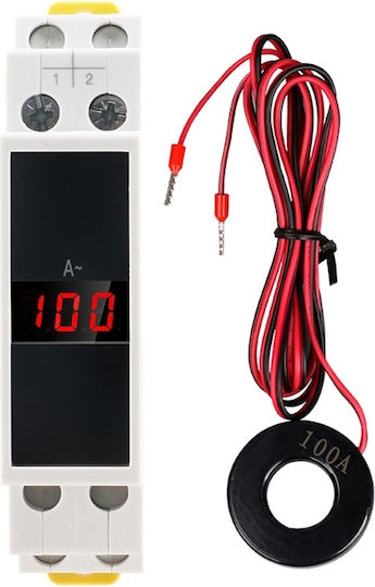 Ampermetru digital Sinotimer monofazat pentru șină DIN Sdm011a