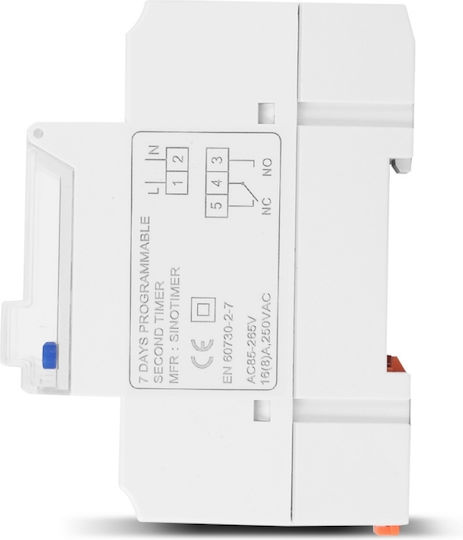 Programmable Timer 1 Second Sinotimer Timer Switch Programmable Illuminated 230v 16a Tm928sakl