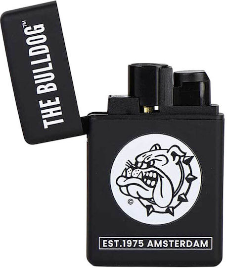 The Bulldog Amsterdam Αναπτήρας Flamme Winddicht All Black