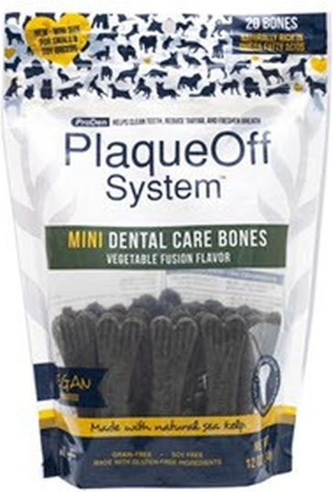 PlaqueOff Bones Λιχουδιά για Σκύλους κατά της Πέτρας & Πλάκας 340gr 20τμχ