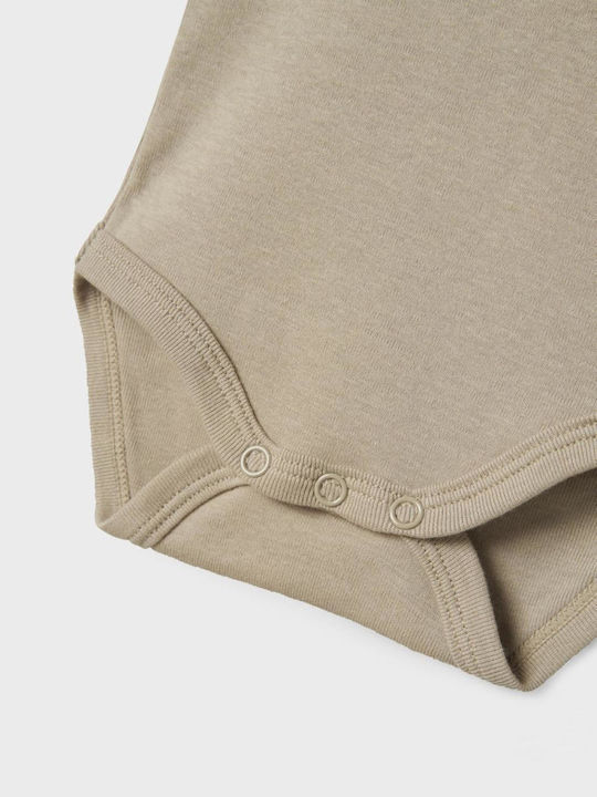 Name It Mâneca scurta Khaki 3buc