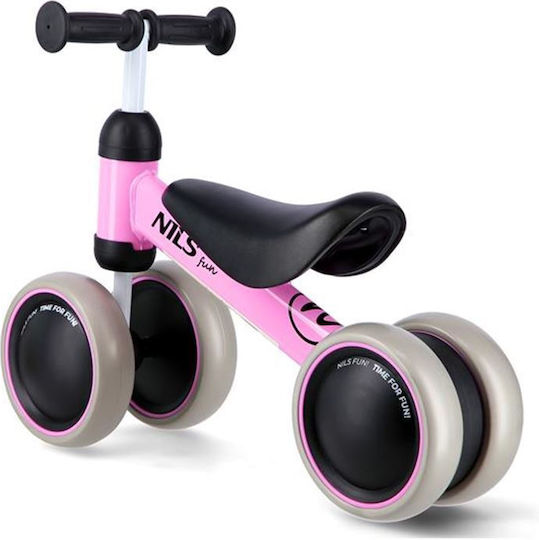 Nils Bicicletă de Echilibru pentru Copii Roz