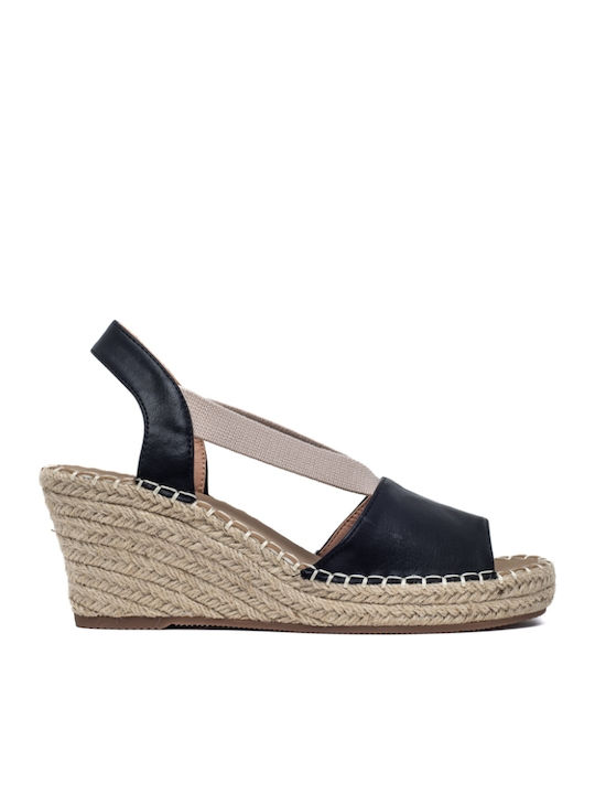 Women's Platform Espadrilles Black