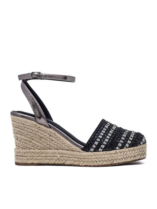 Women's Platform Espadrilles Black