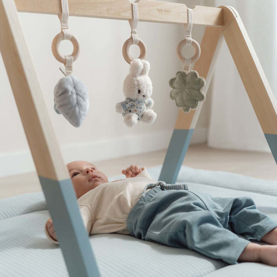 Little Dutch Miffy Lucky Leaves Wooden Baby Playmat for Newborns