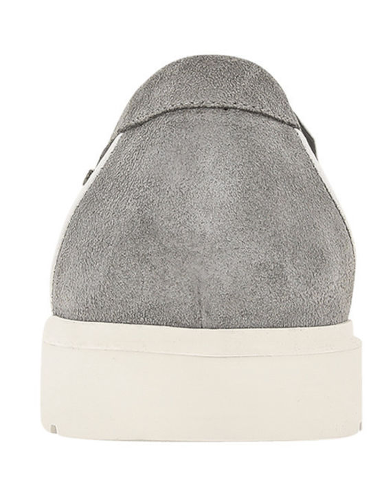 Wildleder Herren Mokassins in Gray Farbe