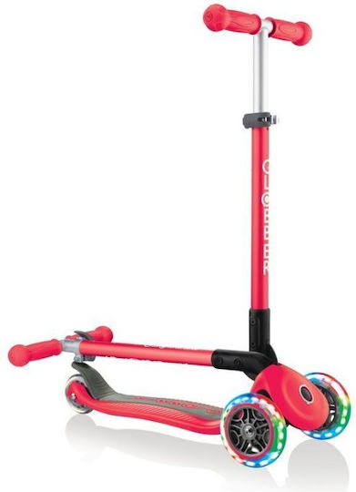 Globber Kids Scooter Foldable Primo 3-Wheel for 3+ Years Red