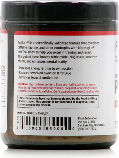 1st Endurance Prerace Special Food Supplement 102gr