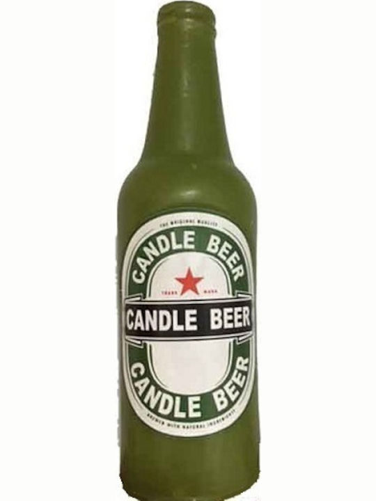 Easter Candle Scented and Handmade Handmade Wax Beer Green 21cm Green (Miscellaneous Designs)