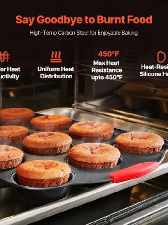 Vevor Baking Pan from Stainless Steel with Non-Stick Coating 10 Pieces