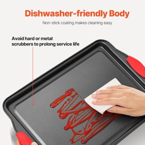 Vevor Baking Pan from Stainless Steel with Non-Stick Coating 10 Pieces